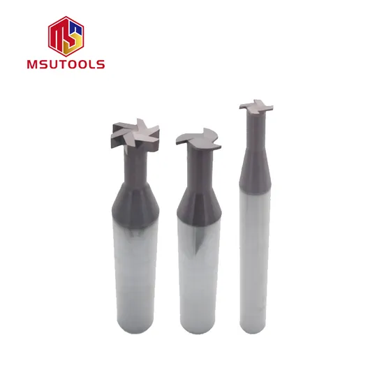 Non Standard Solid Carbide CNC T-Type End Mill for Metal Cutting